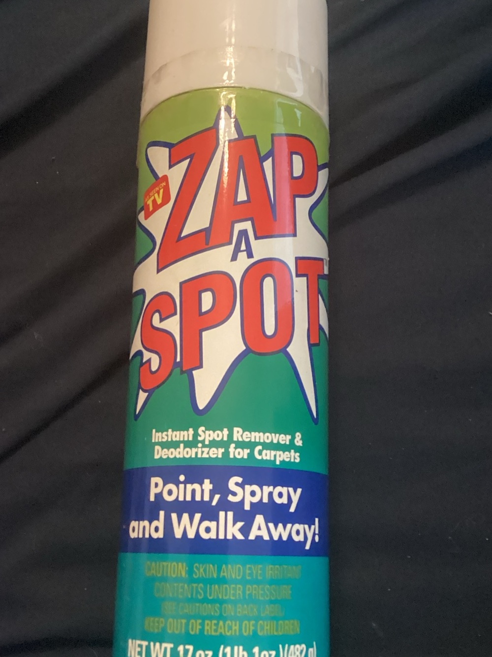 Vintage 1997 as seen on tv zap a spot remover and deodorizer never opened